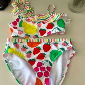 Boden Girls Fruit Bikini 9-10Y NWT